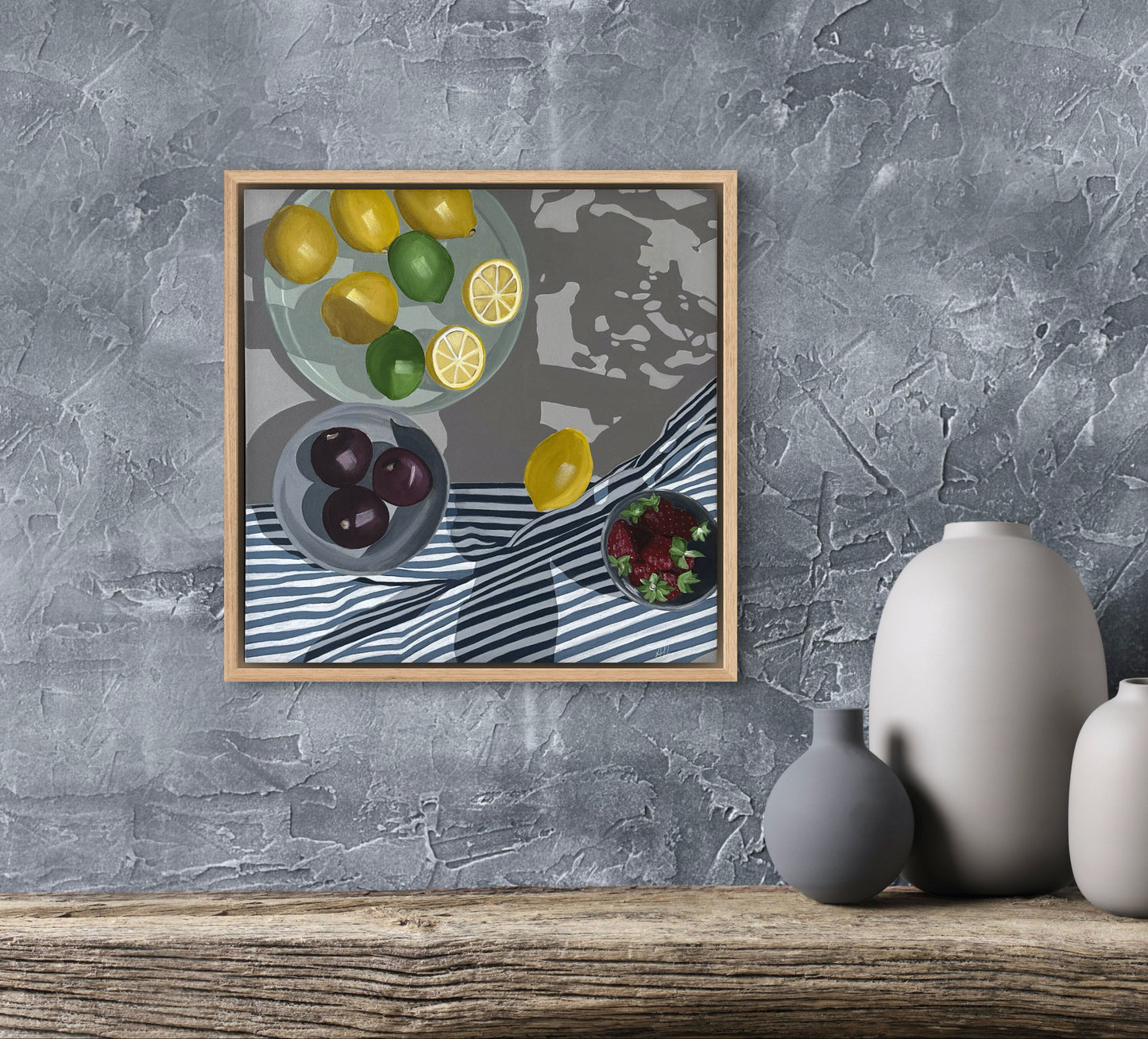 Citrus, Strawberries and Plums No.3