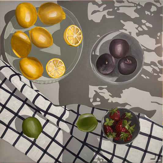 Citrus Strawberries and Plums No.4