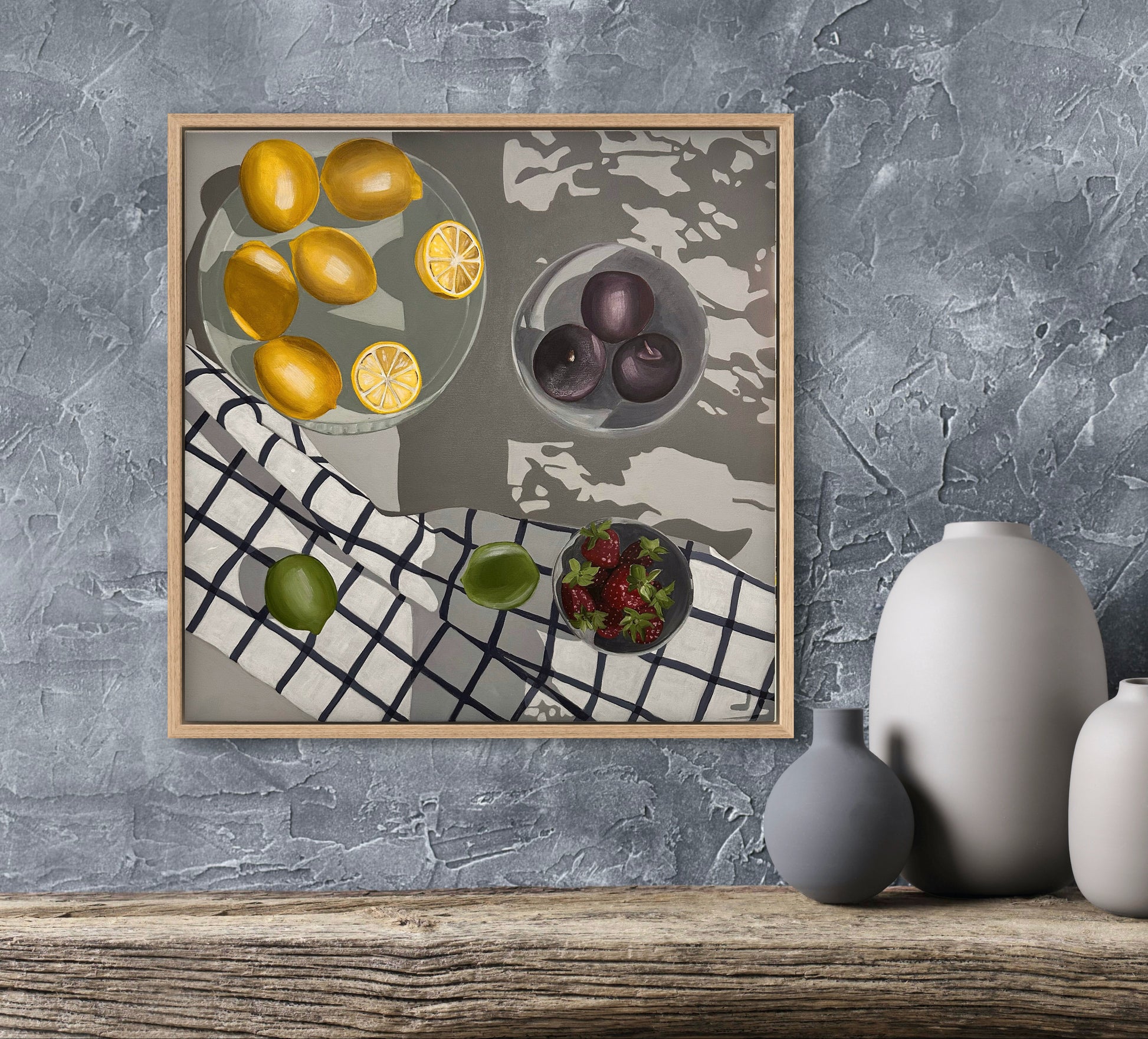 Citrus Strawberries and Plums No.4