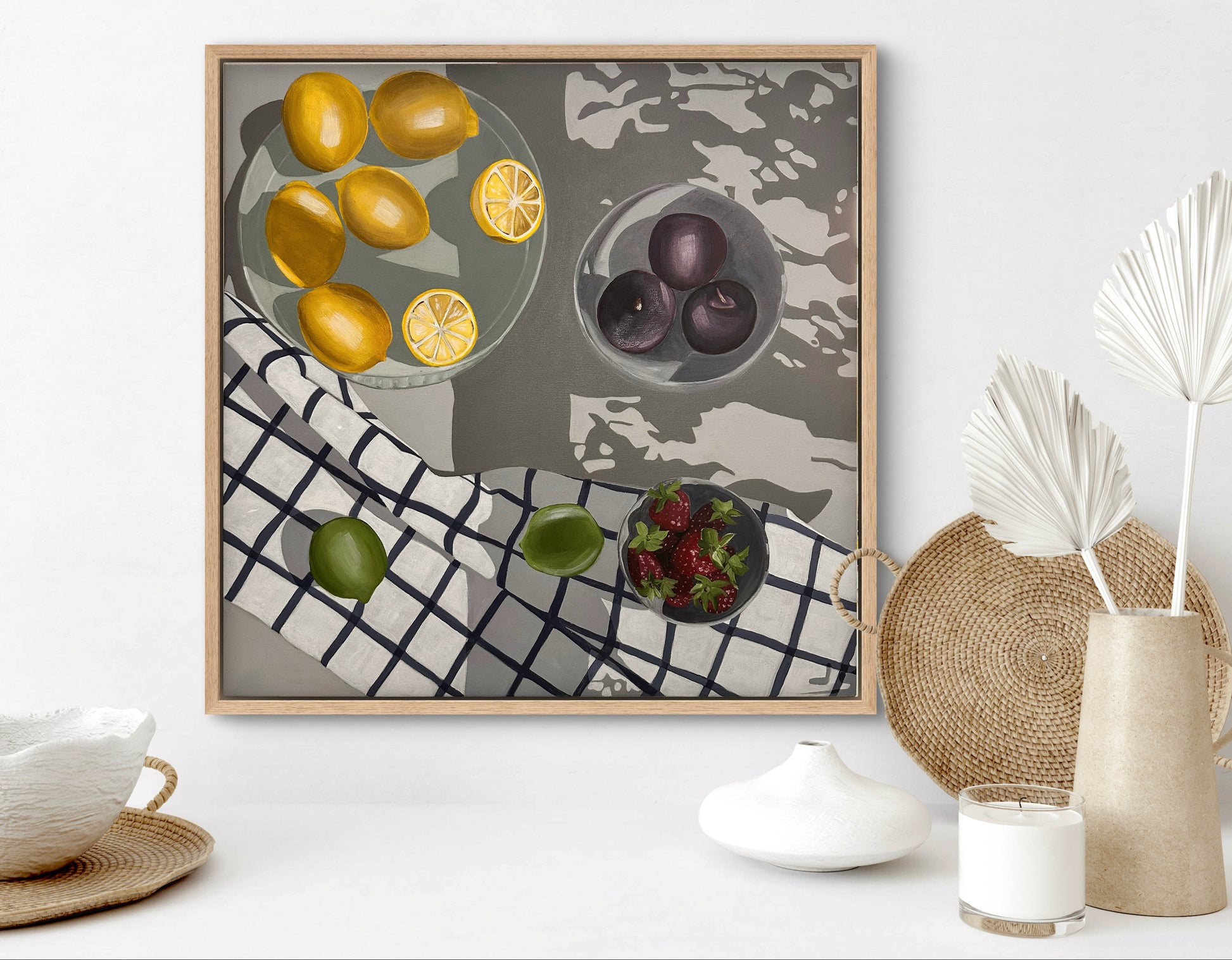 Citrus Strawberries and Plums No.4