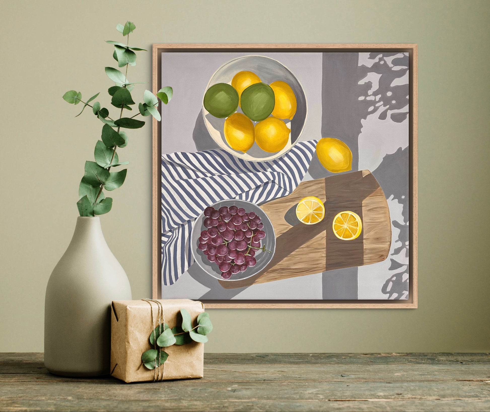 Lemons On Chopping Board No.2