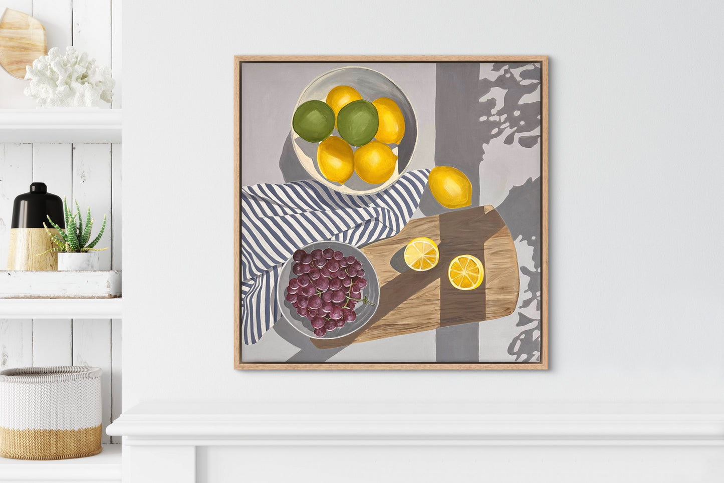 Lemons On Chopping Board No.2