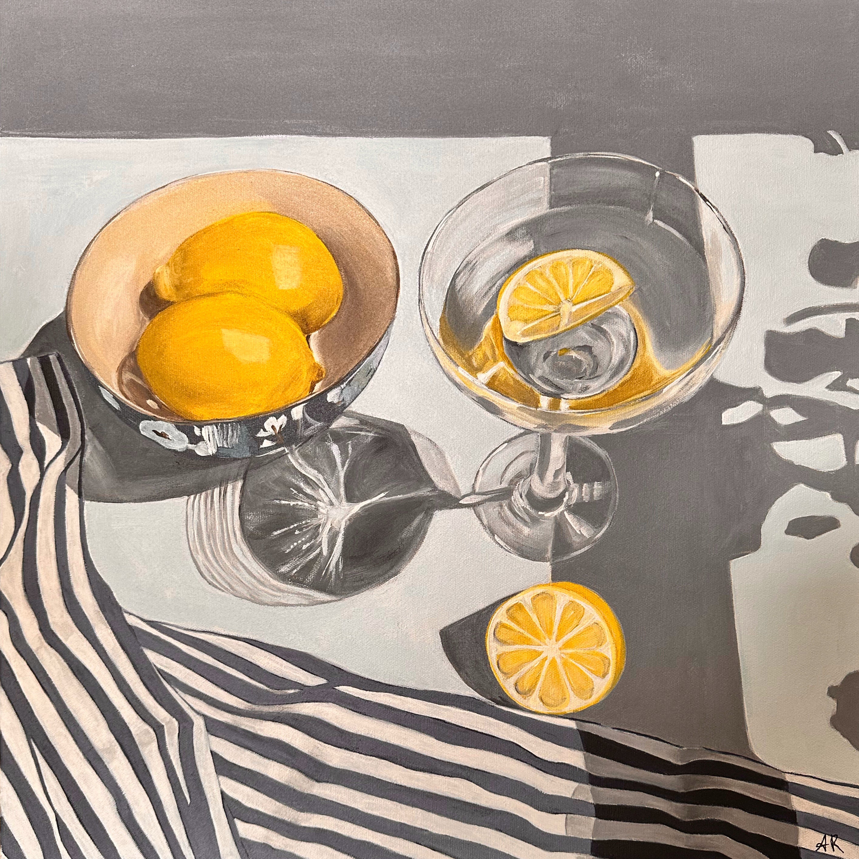 Lemons On Table No.7