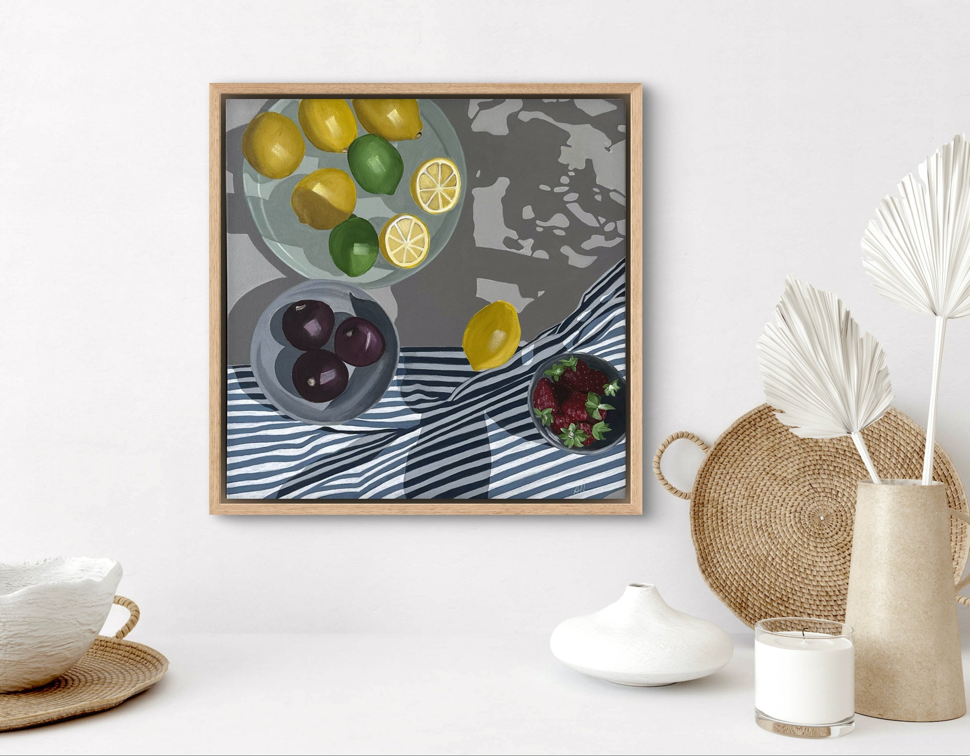 Citrus, Strawberries and Plums No.3