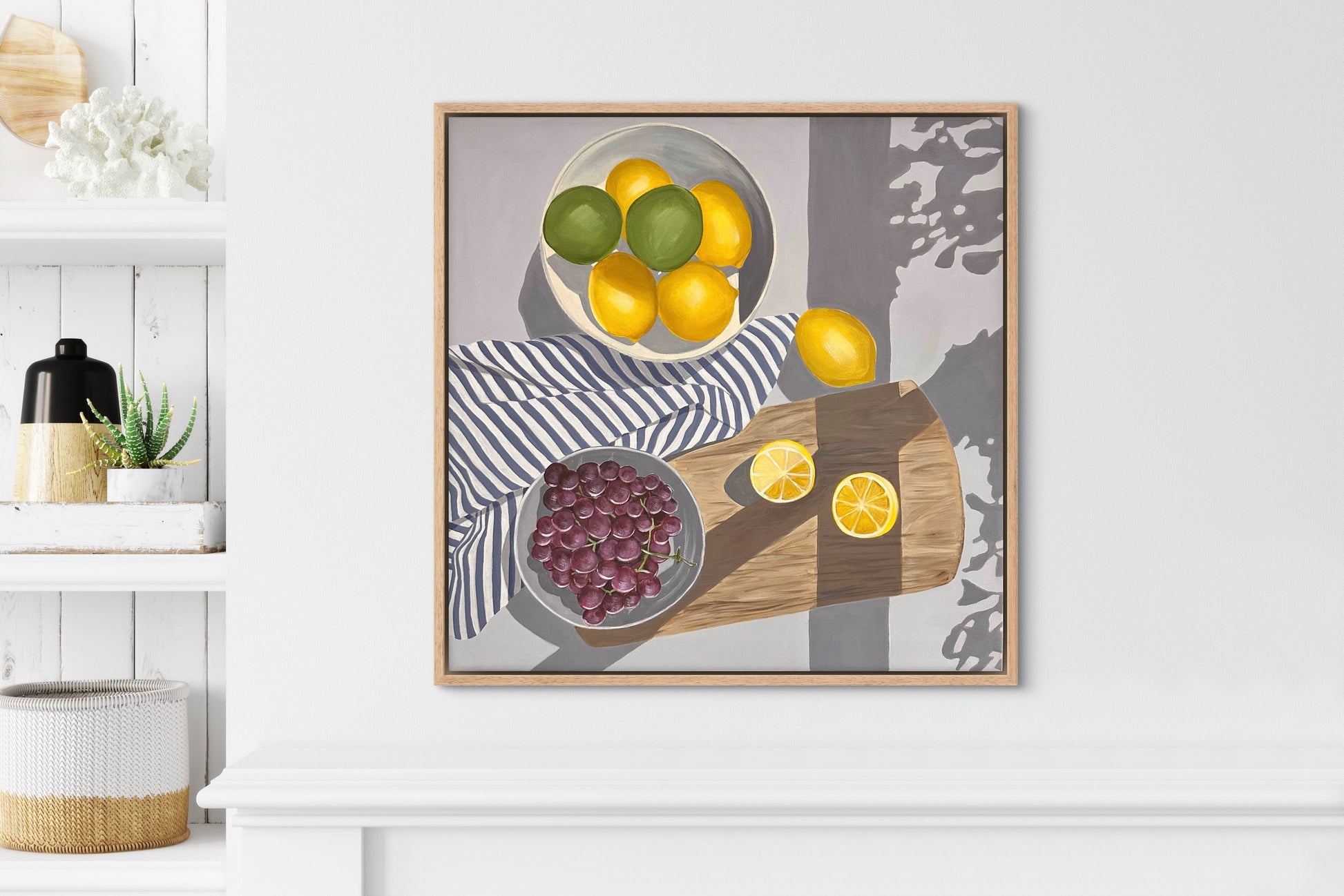 Lemons On Chopping Board No.2